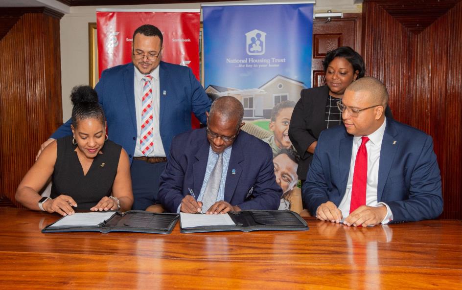 SCOTIABANK SIGNS AS NHT'S NEWEST MORTGAGE FINANCING PARTNER